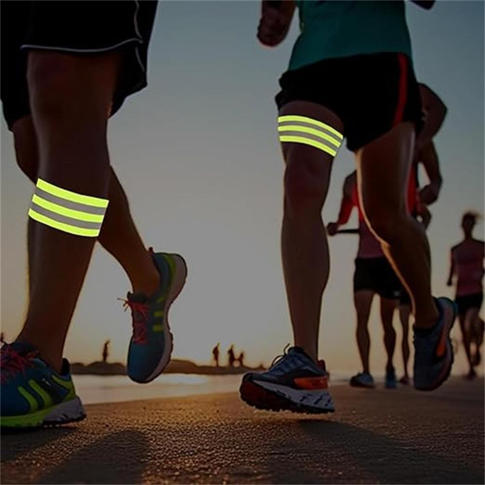 2 Pack Reflective Vest,Reflective Vest Running Gear with 4 PCS High Visibility Armbands,Suitable for Night Running Jogging Hiking Cycling Walking