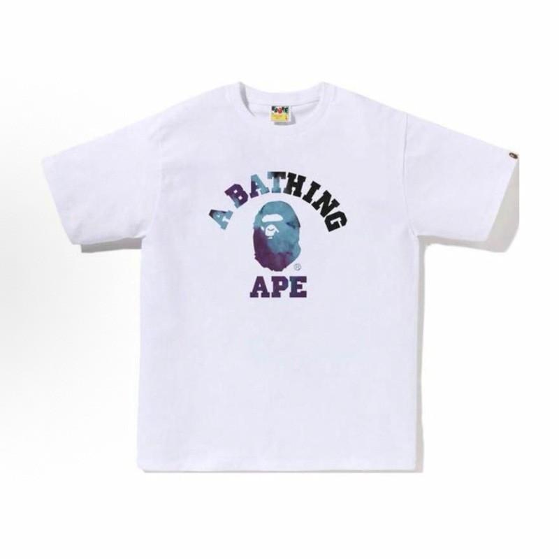Heavyweight 260g Cotton Graphic Tee Men - Oversized Streetwear T-Shirt With Cartoon Ape Head Print Casual Wear