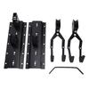 Bike Hoist Overhead Pulley System Ceiling Bike Mount Hanger Holds Up To 88.18lbs for Garage Black