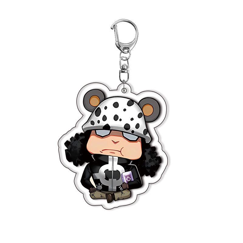 Layer One Piece Acrylic Double-Sided Luffy Keychain Anime Backpack Pendant