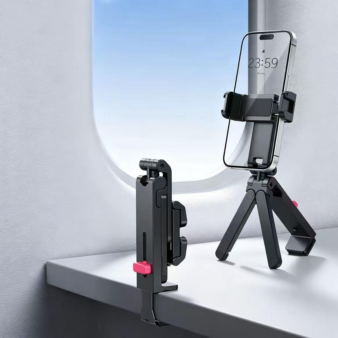 Multifunctional Adjustable Foldable Phone Holder with Selfie Clip & Magnetic Mount Boxed