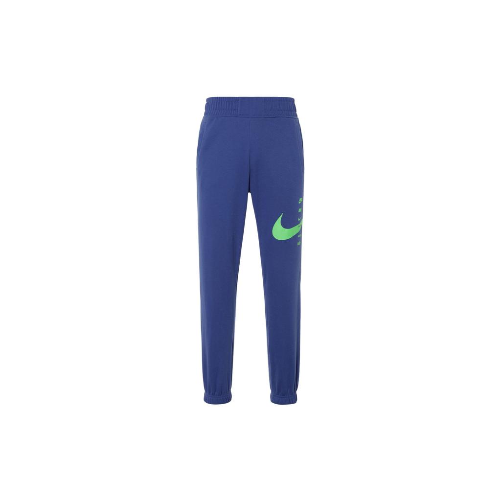 Nike Sportswear Swoosh Slim Fit Fleece Jogger Pants Women Bottoms Blue CU5632-430