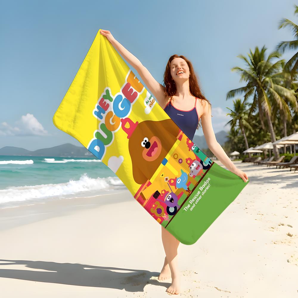 Cartoon h-hey d-duggee-E Towel Beach Blanket Towel  For Travel Gym Shower Luxury Lightweight Camping Pool hot