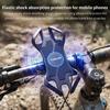 TOSUOD Ultra Stable Bike Phone Mount Universal Silicone Anti Shake Easy Install Handlebar Bracket for MTB Road Riding