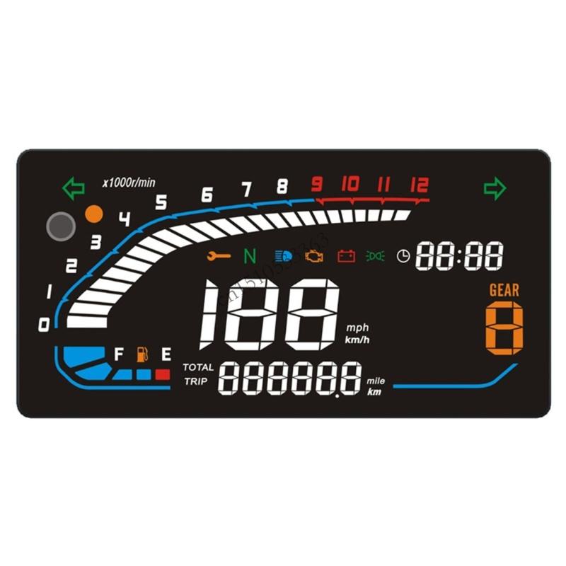 

090E LCD Motorbike Dashboard Meter Speedometer Accurate Reading for CM125 CM150 CM250 China Mainland