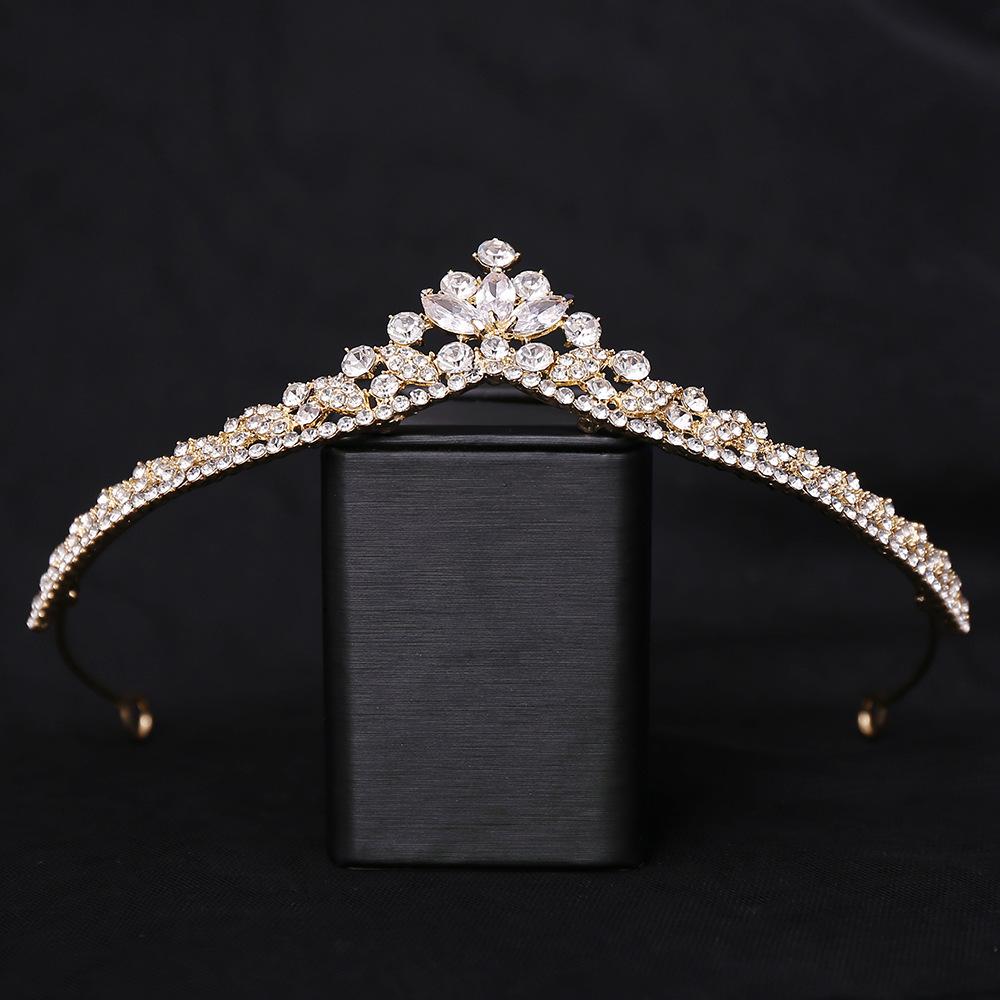 Princess Tiara Crown for Women Girl Zirconia Small Bridal Tiara for Wedding Bride Birthday Party Prom Hair Jewelry Headpiece