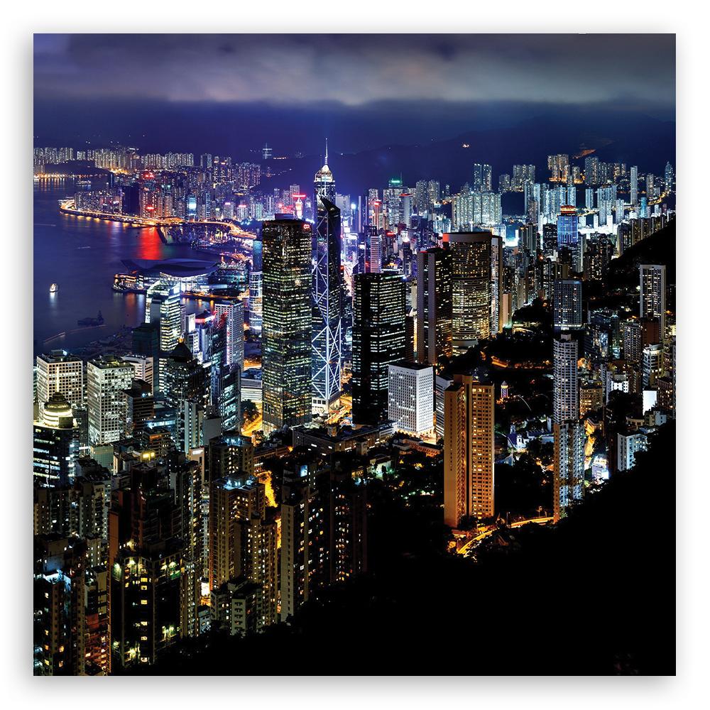 Canvas print City by night