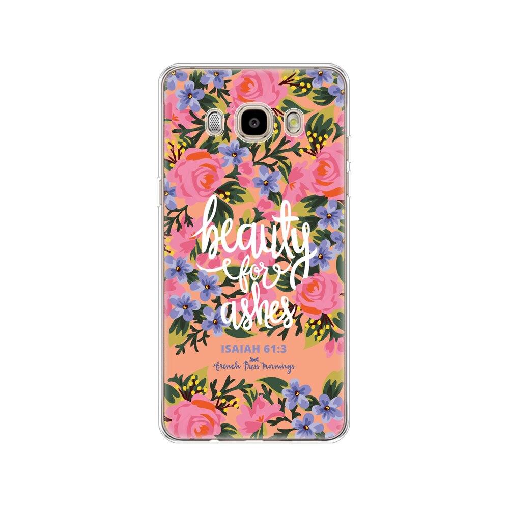 Case FOR Samsung Galaxy J7 J5 2016 Case J710 510F Cover FOR Samsung J7 J5 2016 Case Shell Winter Snow Christmas