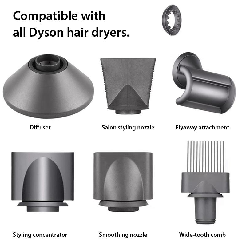 Vhodné pro trysku vysoušeče vlasů Dyson Jemný vzduchový nástavec Kompatibilní s celou řadou modelů vysoušečů vlasů Dyson