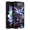 Saint Seiya Cool Black Phone Case For Samsung ZFlip7 ZFlip6 ZFlip5 ZFlip4 ZFlip3 5G Hard Protective Galaxy Z Flip 3 4 5 6 7 Cove