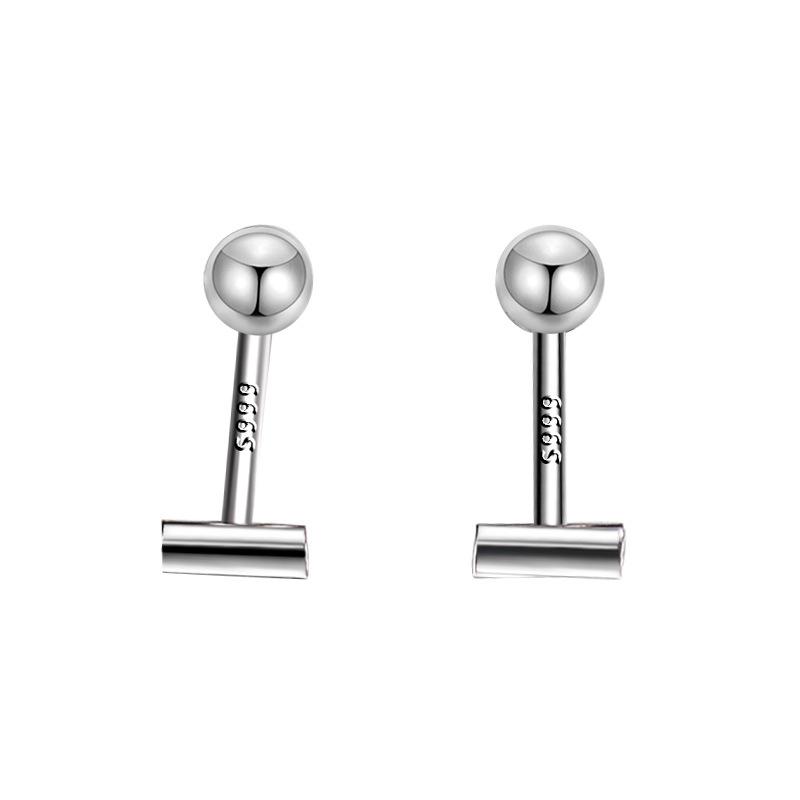 Slide Screw Earrings Without Taking Off Ear Bone Nails for Sleeping Mini Simple New Year