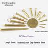 Round Head Brass Nails for DIY Projects and Picture Hanging