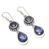 Amethyst Gemstone 925 Sterling Silver Earring 2.05"