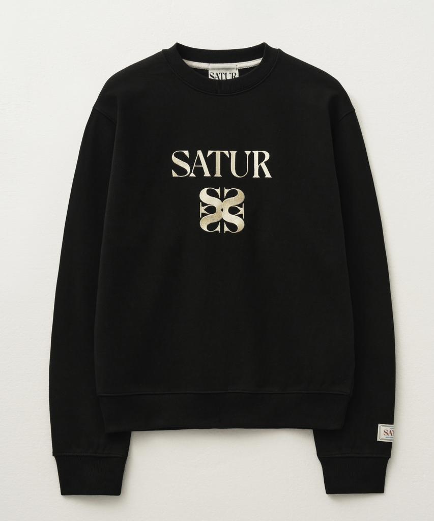 Seteo Classic Logo Sweatshirt Classic Black