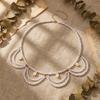 Boho Faux Pearl Shell Belly Chain for Women Gold Color Layered Tassel Waist Belt Summer Beach Vacation Body Jewelry