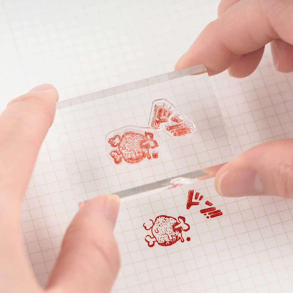 Hobonichi ONE PIECE magazine Versatile clear stamps /