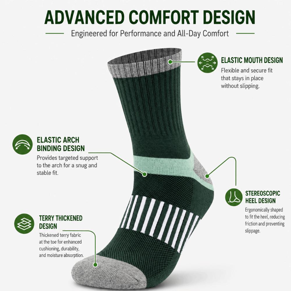 Warm Thermal Socks Thickened Compression Socks Fashion Winter Ski Socks  for Winter Sports