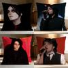 Hot G-GGerard Way Cushion Cover Soft Washable Pillow Case Multi-Scene for Couch Bed Travel Office Use