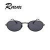 RMM new retro oval sunglasses ladies bright color street shoot cute sexy retro oval sunglasses gold black