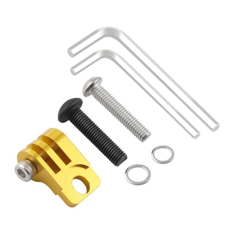 

Folding Bike Light Mount Brackets Light weight Bike Front Light Extenders Holder for Commuting and Outdoor золотий