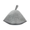 1pcs Wool Felt Sauna Hat Keep Warm Bath Hair Protection For Skin Head Anti-Heat Spa Sauna Hat Bathroom Cap Accessories