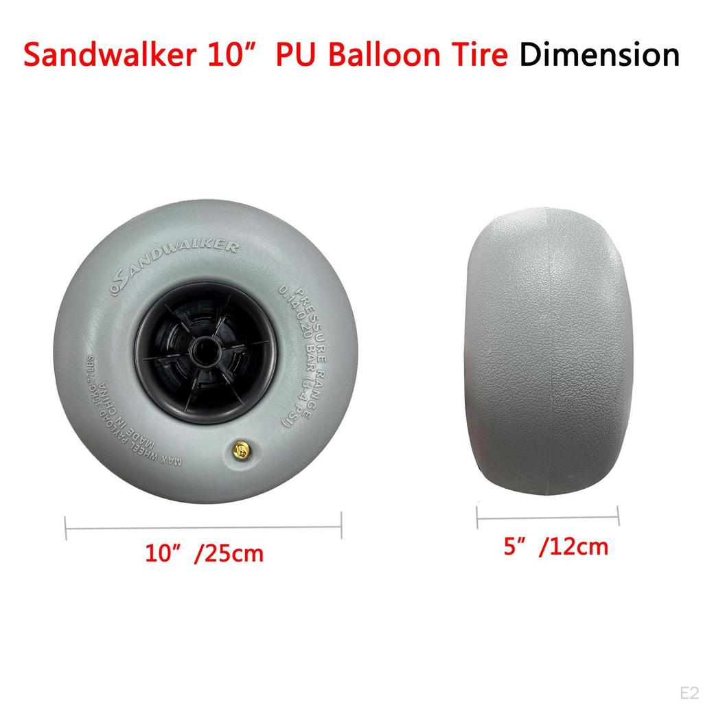 Beach , Inflatable Tires, Easy To Assemble, Replacement Parts, Sand Balloon