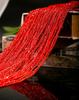 Korean-Style Silver Silk Partition Curtain, 1m X 2m, for Door, Porch, Living Room, or Bedroom.