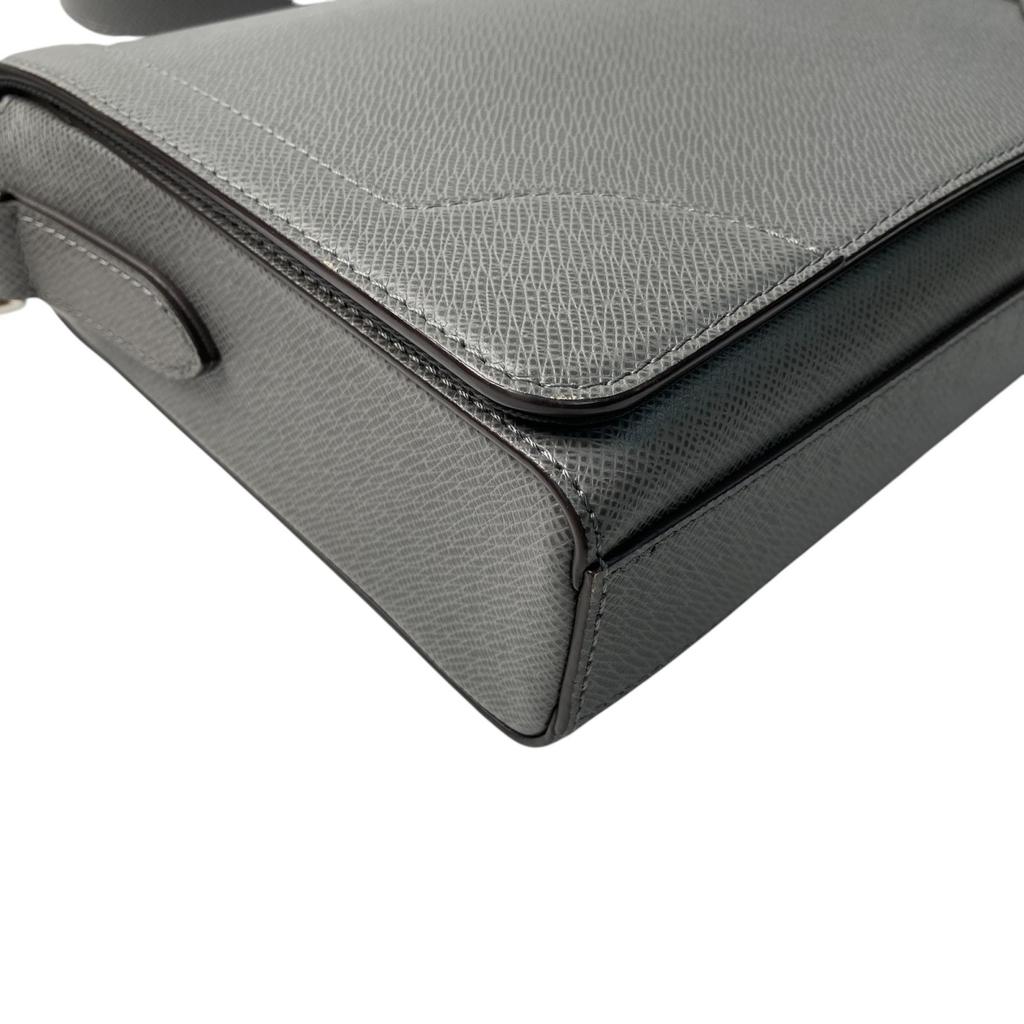 Used LOUIS VUITTONShoulder Bag Gray Leather Mens