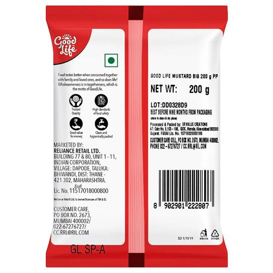Good Life Big Mustard 200 g