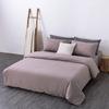 Class A Washed Cotton 4-piece Set King Duvet Cover Queen Size Option Pure Cotton Bed Sheet Pillows Zipper Closure Solid Color EU
