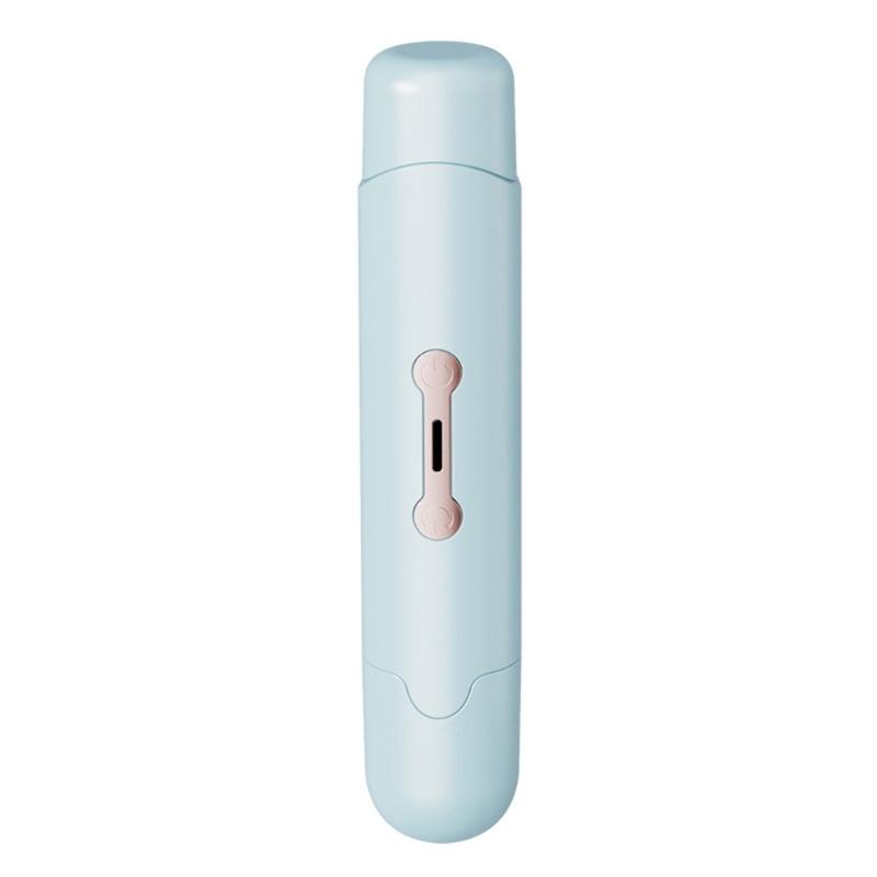 Quiet Motor Personal shavers with Rounded Ceramic Blades for Low Noise Full Body Grooming синий