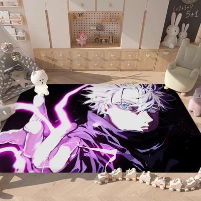 Jujutsu Kaisen Gorące Anime Gojo Satoru Dywaniki Pokojowe Tańszy Antypoślizgowy Nowoczesny Salon Balkon Drukowany Dywanik Powitalny