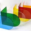 Acrylic Books Stand, Elegant Design Bookends Bookshelfs Books Holders Table Picture Album Holders for Displaying Books