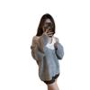 2024 Women's Elegant V-Neck Pullover Sweater & Korean-Style Vest Two-Piece Set for Autumn/Winter