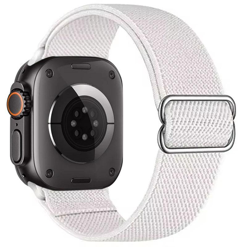 Elastic Nylon Loop Strap For Apple Watch Ultra 3/2/1 49mm 11 10 46mm 42mm Bracelet Wristband iWatch 9 8 7 6 5 4 SE 45/41/44/40mm