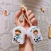 Silicone Football Keychains Sports Themed Soccer Player Keychain Charm  Commemorative Gift
