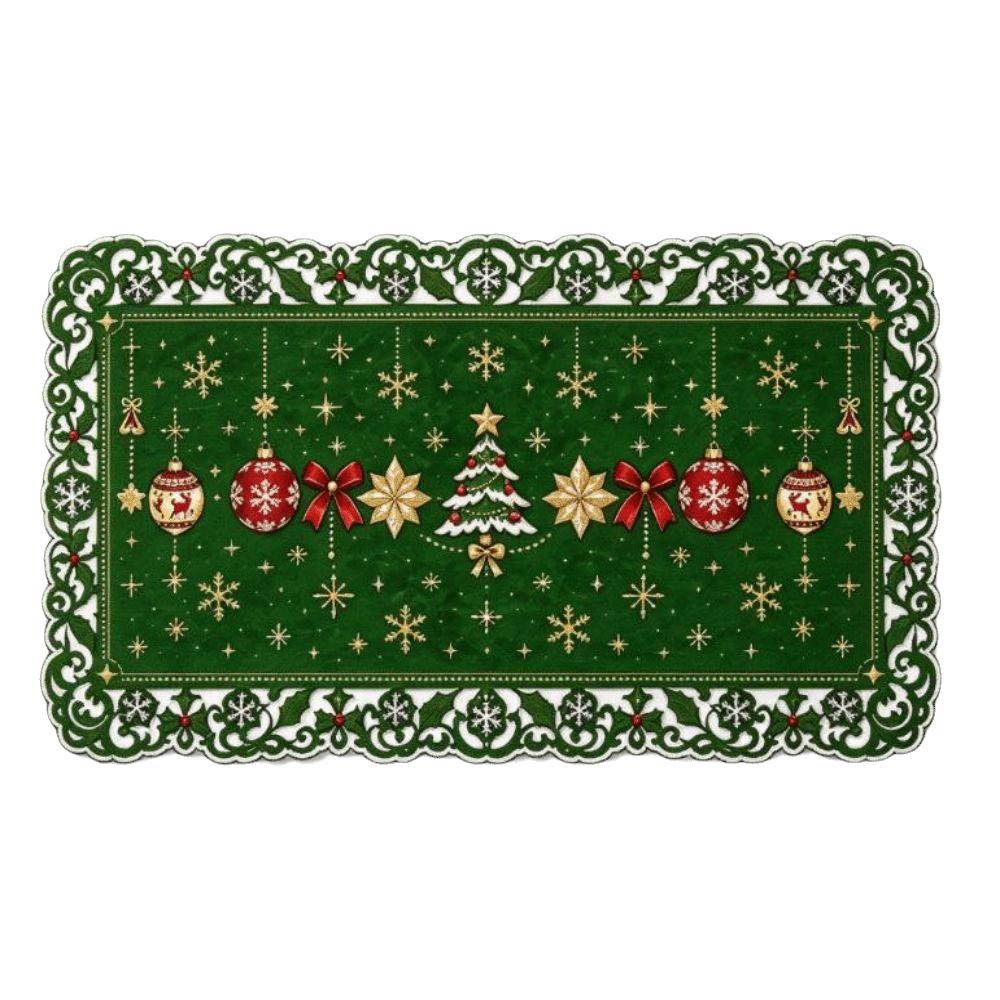 Snowman Elk Xmas Table Mat Coaster Square Dining Mat Christmas Table Placemat Winter Season
