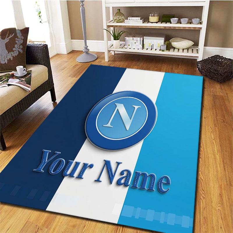 SSC Napoli Custom Name Carpet Rug for Living Room Bedroom Home Sofa Decoration,Kids Play Non-slip Floor Mat
