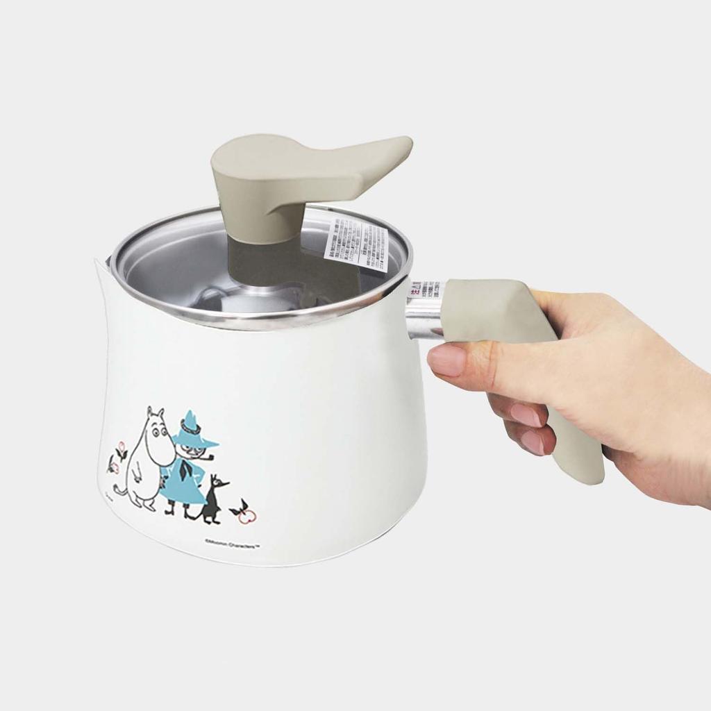 Skater For Gas Rice Milk Deep Moomin Multi-Pot, 1.3L, Stoves, 7-in-1 All-Purpose Pot, Cooker, Pan, Fryer, Saucepan, Design, ANMP1-A