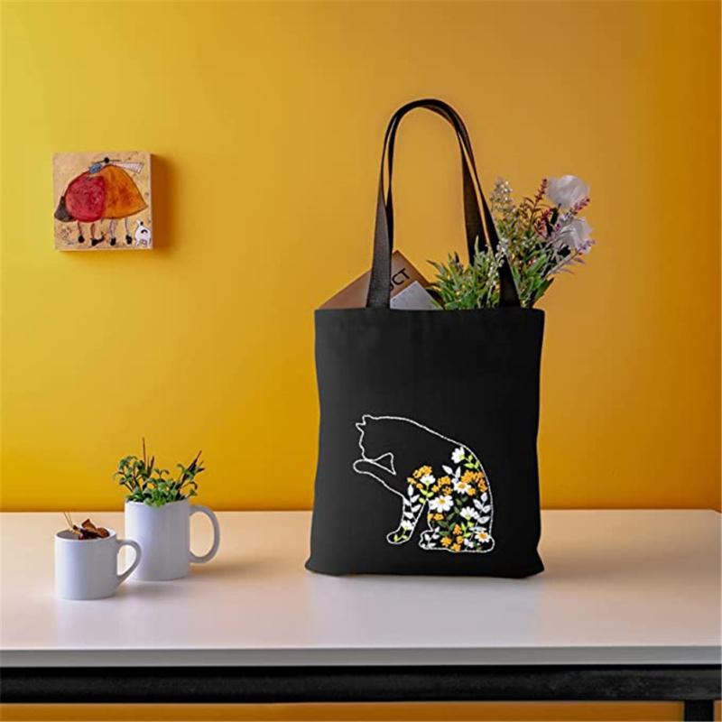 Saco de lona de algodão solúvel em água para impressão, ponto cruz, faça você mesmo, pacote de material para iniciantes (Bolsa