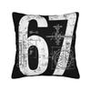 I Was 6 Now I'M 7 Birthday Boys Kids 67 Meme Six Seven 6 7 Pillow Case Comfy Pillow Cover For Chair Sofa Home Decor Pillowcases