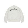 Converse SS22 Logo Loose Sports Retro Aviator Jacket Couple Style White Men's 10024169-A01