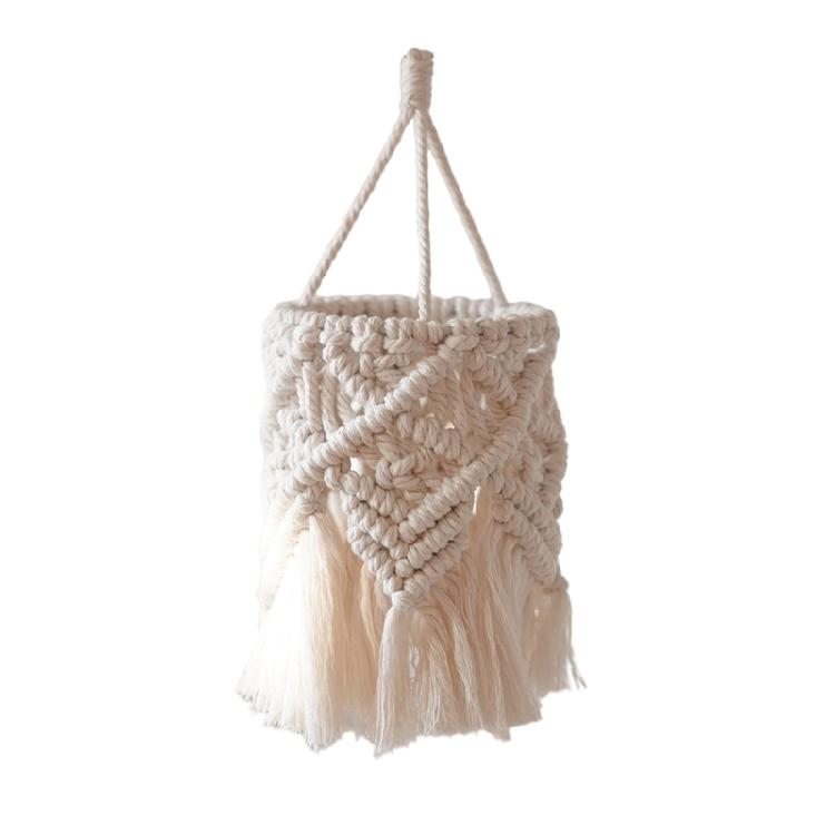 Stylish Handmade Cotton Rope Lampshade Pendants Natural Beauties Light Shade Decors Perfect for Home Decors Enthusiasts