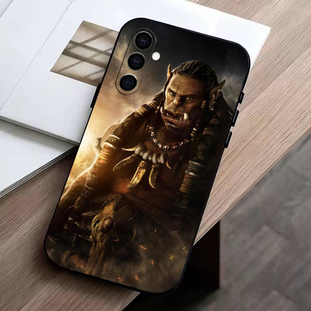 

Game-W-World of W-Warcraft Phone Case For Samsung Galaxy A73,A72,A71,A70,A53,A52,A51,Others Soft Black Cover Samsung a52
