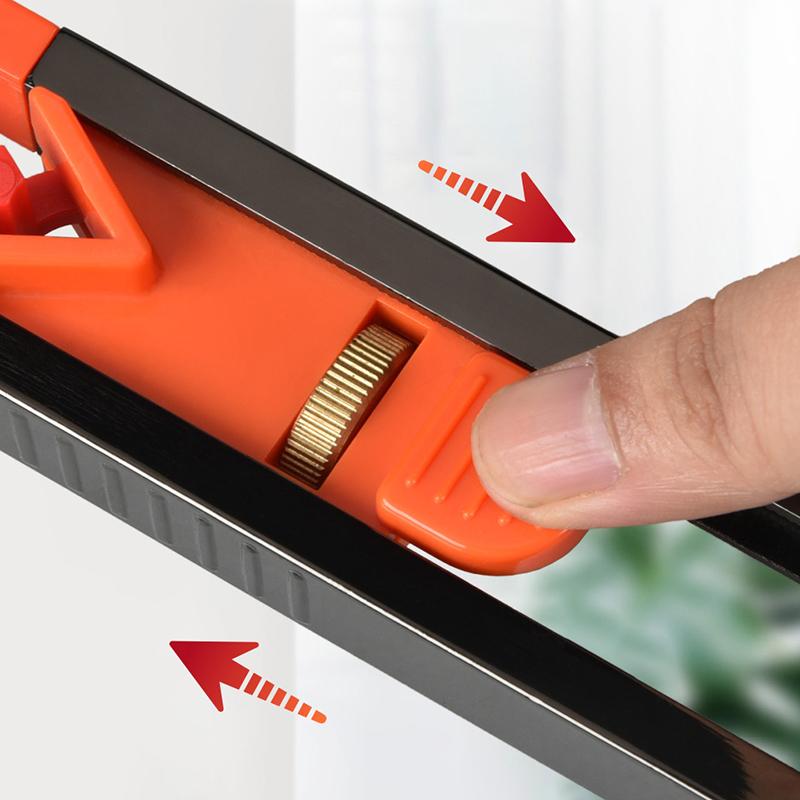 Profil-Anreißlineal, Konturenlehre mit Verriegelung, einstellbare Verriegelung, präzise Messlehre für die Holzbearbeitung, vielseitiges Messwerkzeug