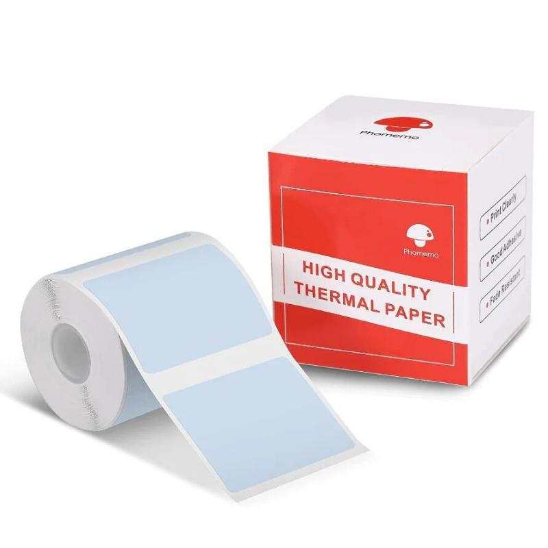 Phomemo Square Color Label Paper, 40x30mm, Compatible with M110/M120/M200/M220, One Roll
