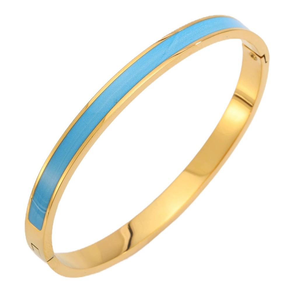 Starry Sky Full Diamond Titanium Steel Bracelet – Versatile, No-Fade Silver Women's Fashion Accessory