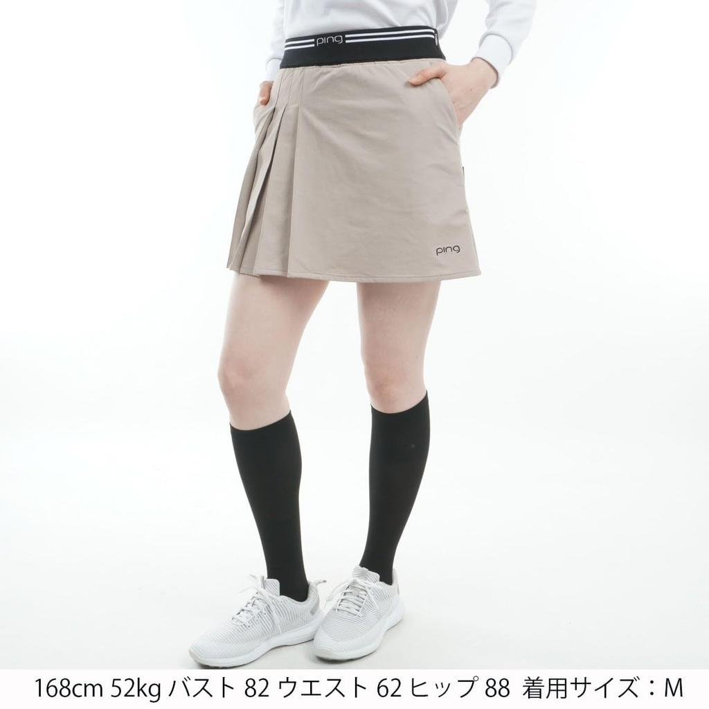 Skirt Golf M [Pin Apparel] Women's (Stretch Cordura) / / 622-4234902 040_Beige