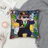 Monopolyes Money Game Printing Pillowcase Cushion Cover  Throw Pillow Cover New Style Living Room Decor Zippered Multi Size