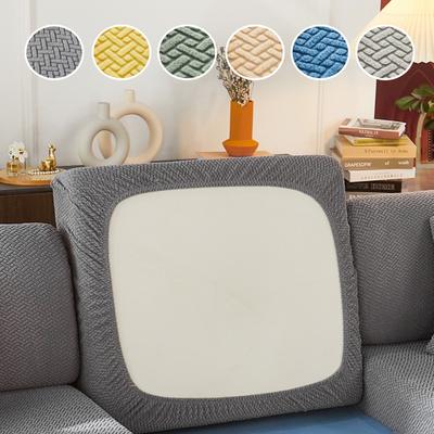 Universeller dicker Jacquard-Polarfleece Stretch-Sofa-Kissenbezug, Für Sofa L-förmige Ecksofa-Abdeckung 1/2/3/4 Sitzer Sofaabdeckung
